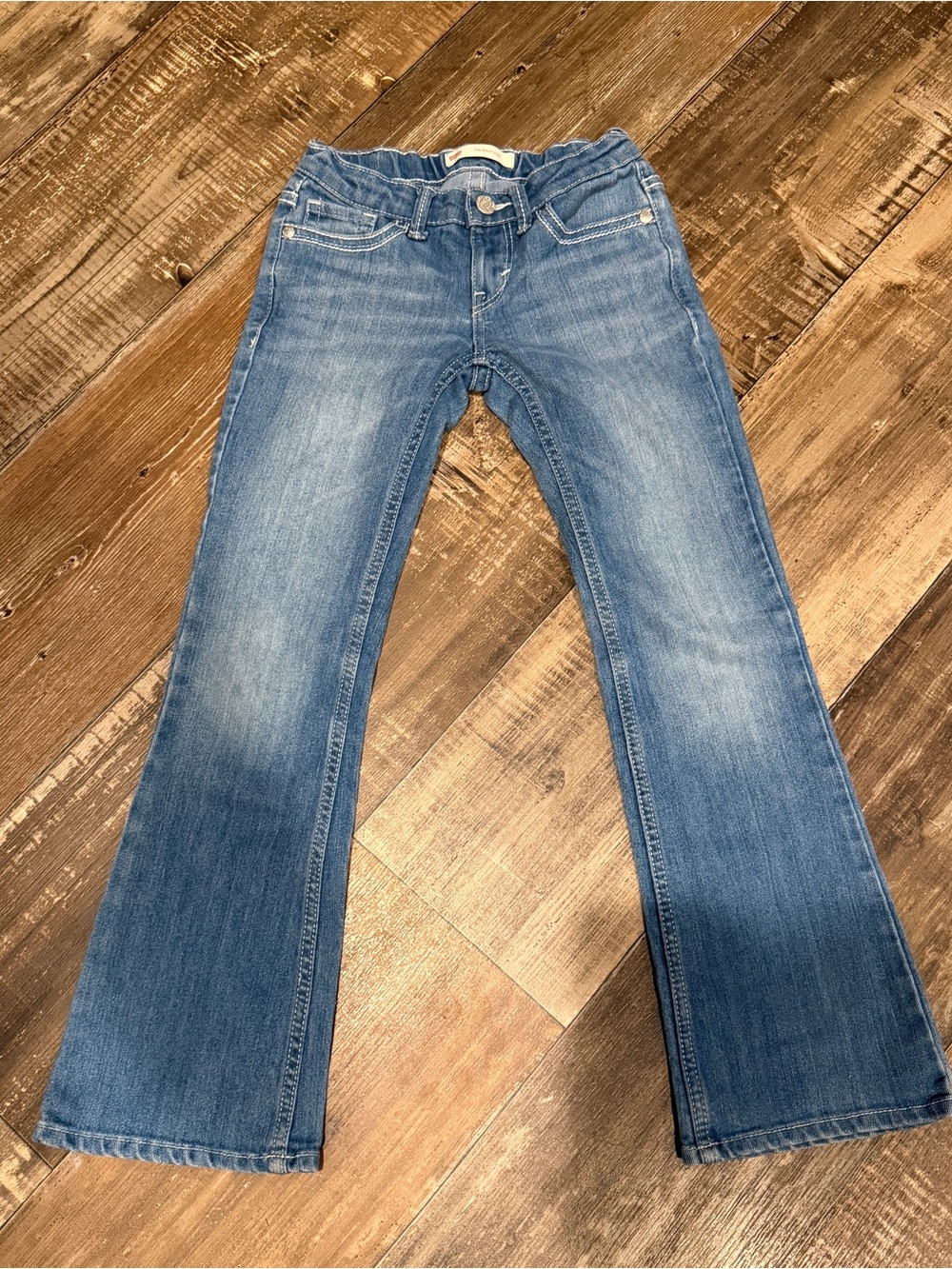 Levi’s Girls Size 7 Regular Bootcut Blue Jeans